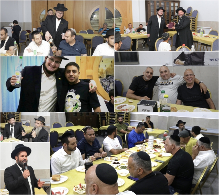 חולון: עשרות בהתוועדות ראש חודש מנחם אב בג'סי כהן
